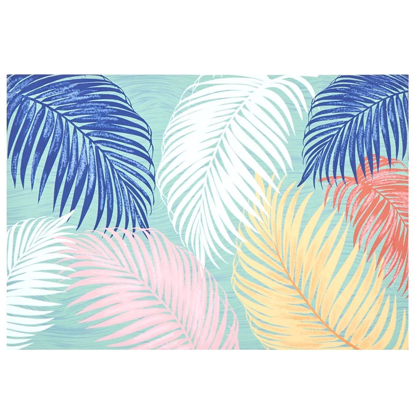 Coastal Print Indoor/Outdoor Area Rug, Accent Rug or Runner Rug - Image 3