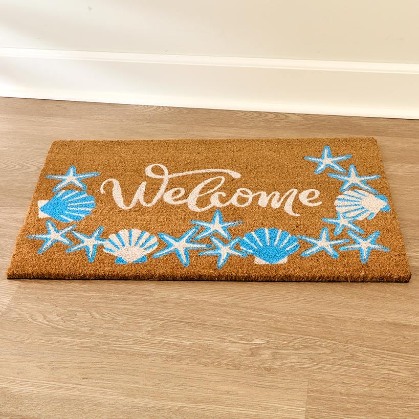 Coastal Themed Coir Outdoor Doormat - Image 2