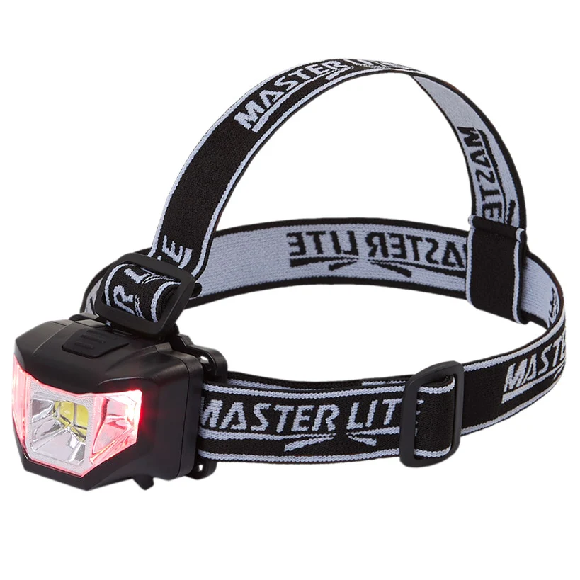 COB LED Head Lamp Red LED 200 Lumen 4 Modes Adjustable Headband - Image 5