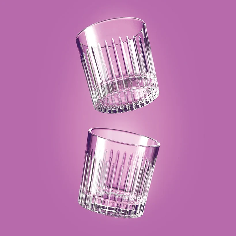 Cocktail Glass and Crown Ice Mold Gift Set - Image 3
