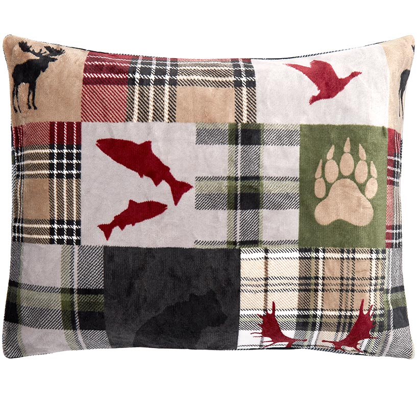 Coleman Lodge Patchwork Full/Queen or King Comforter, Sham - Image 3