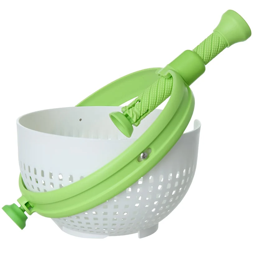 Collapsible Salad Spinner and Straining Colander - Image 2