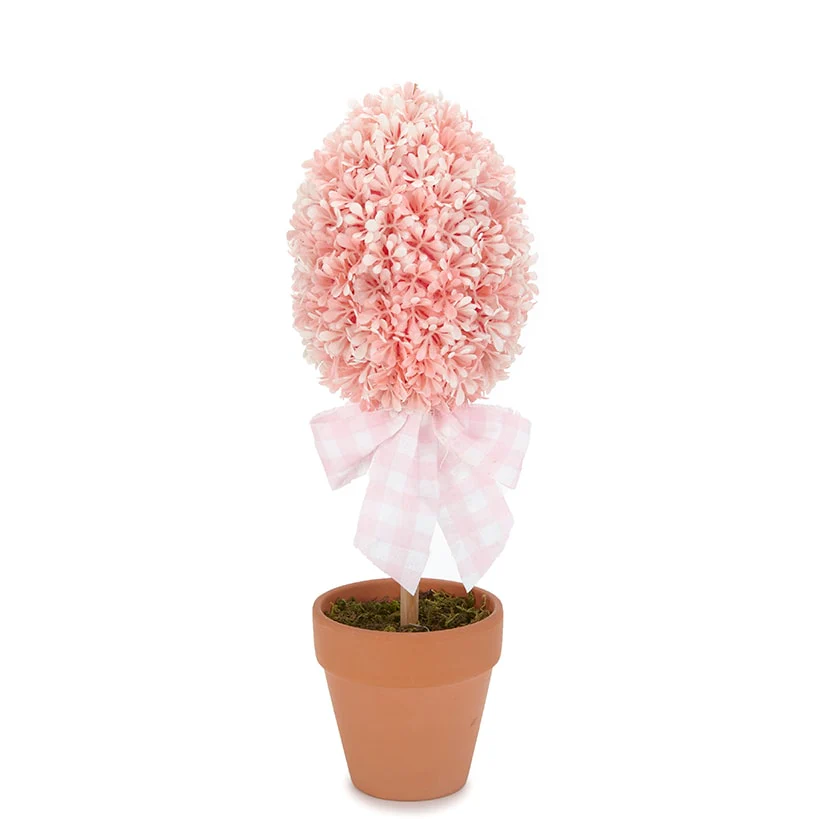 Colorful Faux Boxwood Collection Potted Topiaries - Image 5