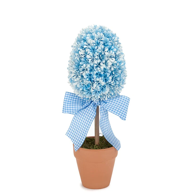 Colorful Faux Boxwood Collection Potted Topiaries - Image 6