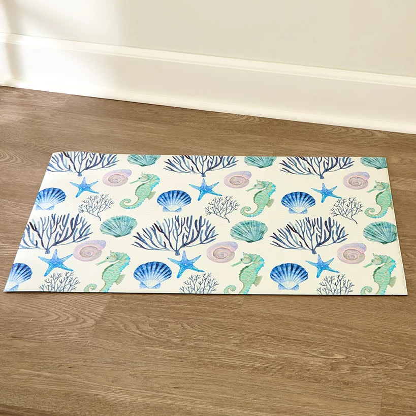 Coral Sea Kitchen Comfort Accent Rug