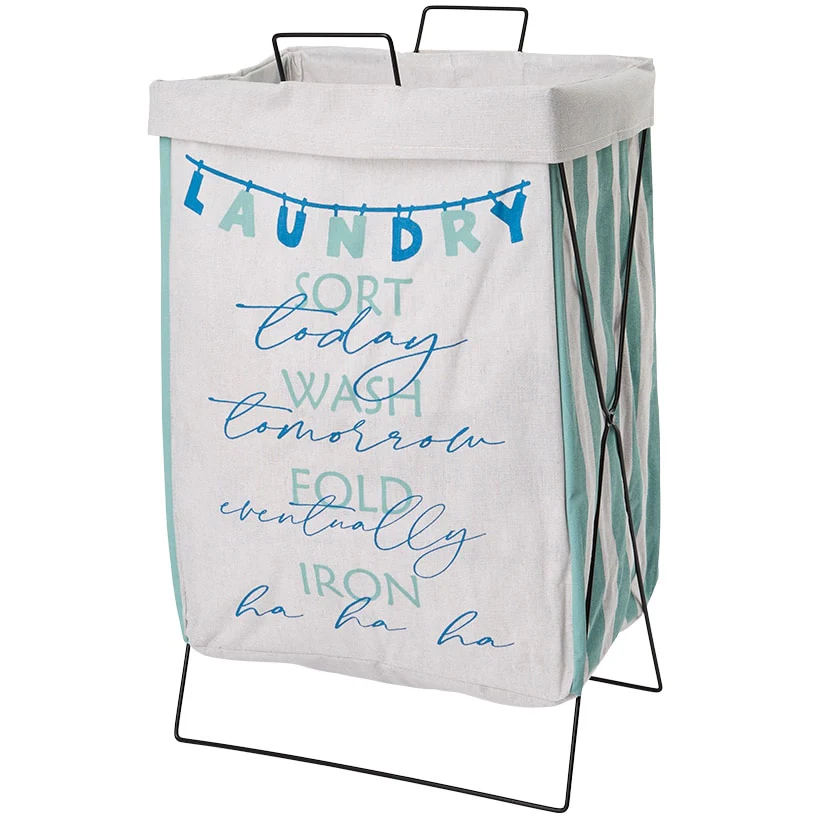 Country Blue Laundry Room - Bag, Lint Bin, Magnets, Sheet Bin, or Wall Sign - Image 3