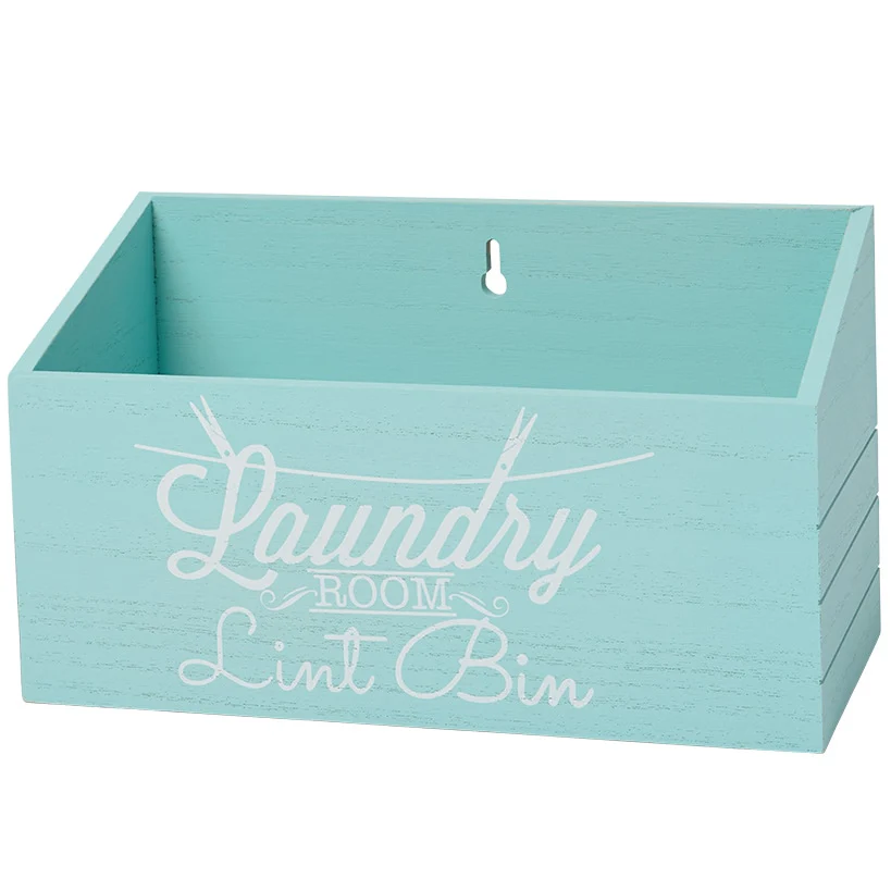 Country Blue Laundry Room - Bag, Lint Bin, Magnets, Sheet Bin, or Wall Sign - Image 5