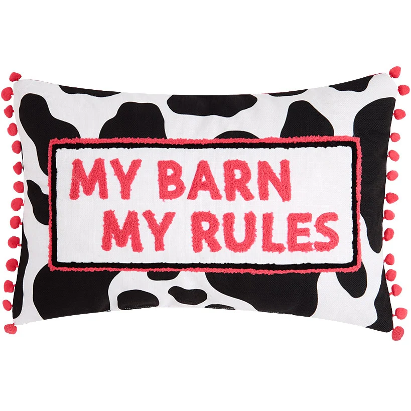 Cowgirl Embroidered Decorative Pillow - Image 7