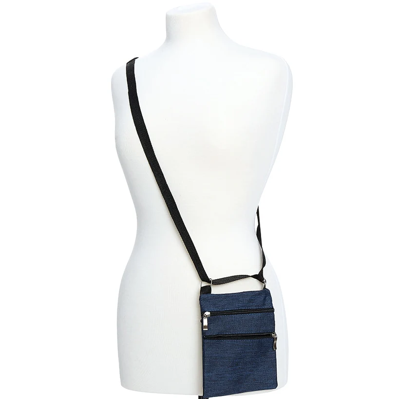 Crossbody Purse Denim Look - Image 3
