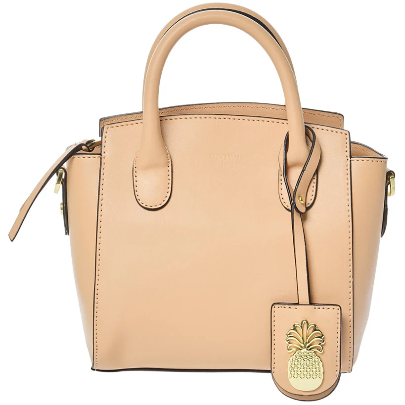 Crown & Ivy Medium Brown Piper Mini Satchel Crossbody - Image 2