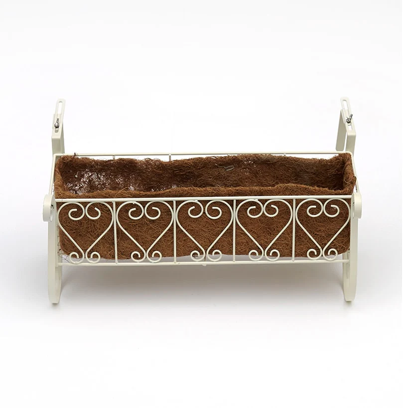 Decorative Fence and Rail Planters for Outdoor Flowers - Image 11