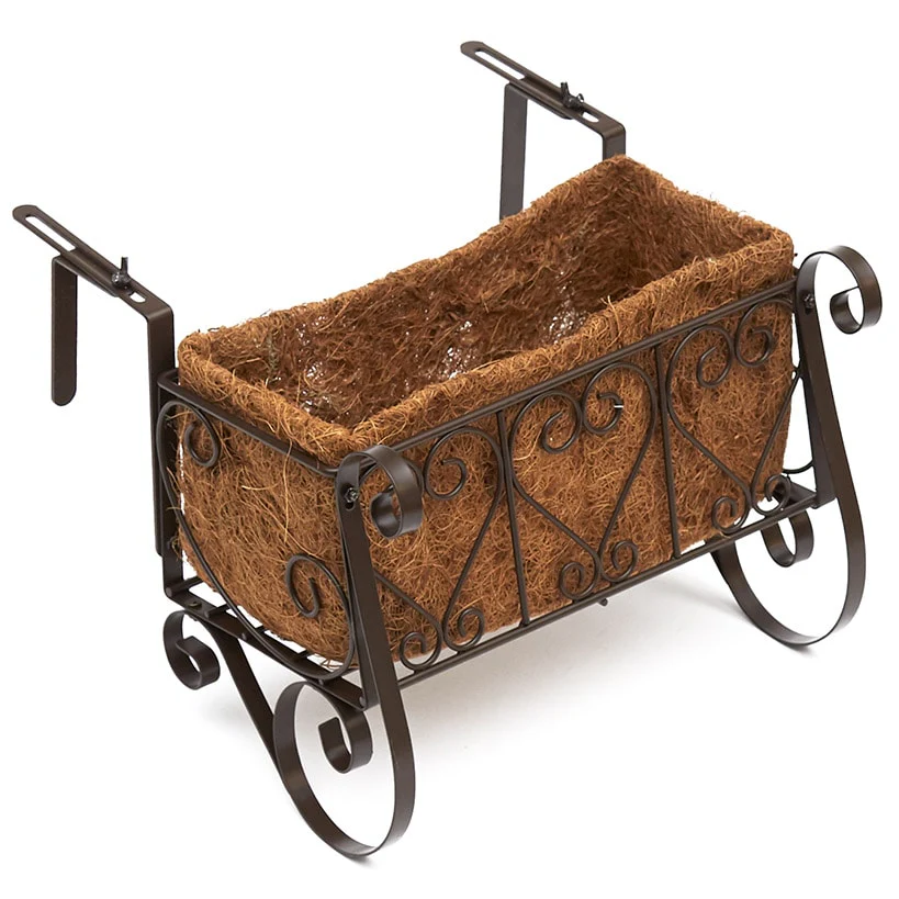 Decorative Fence and Rail Planters for Outdoor Flowers - Image 14