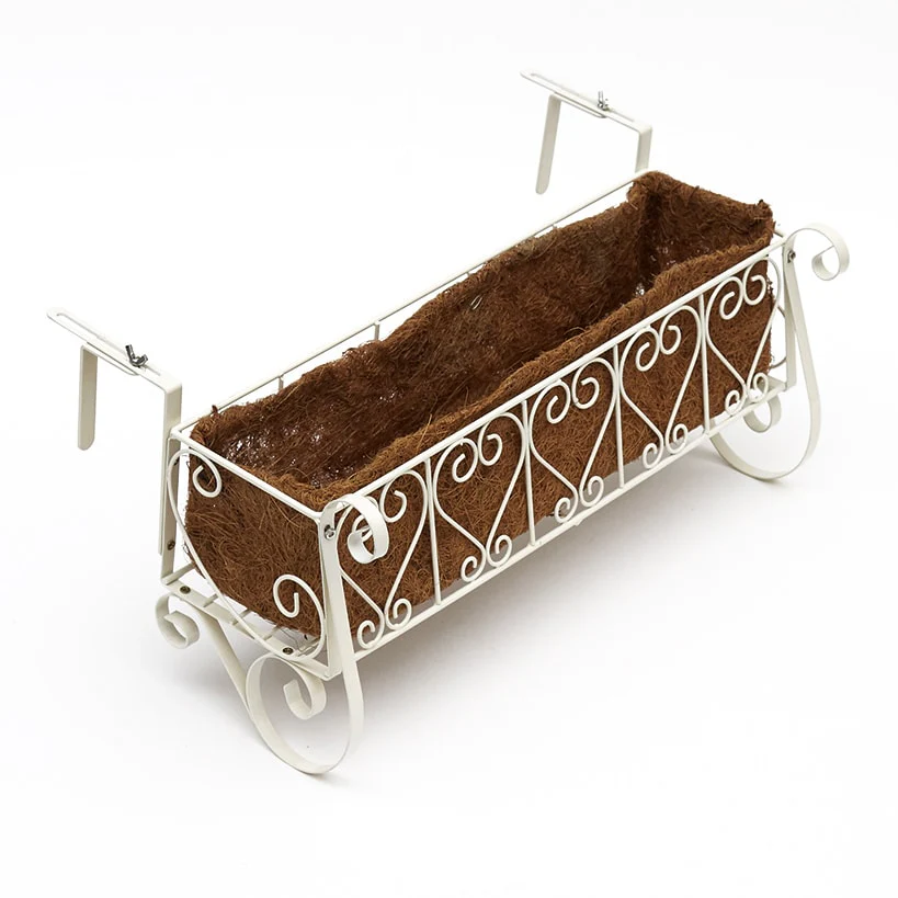 Decorative Fence and Rail Planters for Outdoor Flowers - Image 17