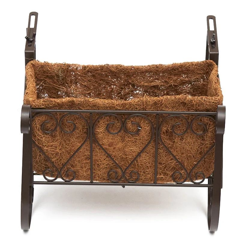 Decorative Fence and Rail Planters for Outdoor Flowers - Image 2