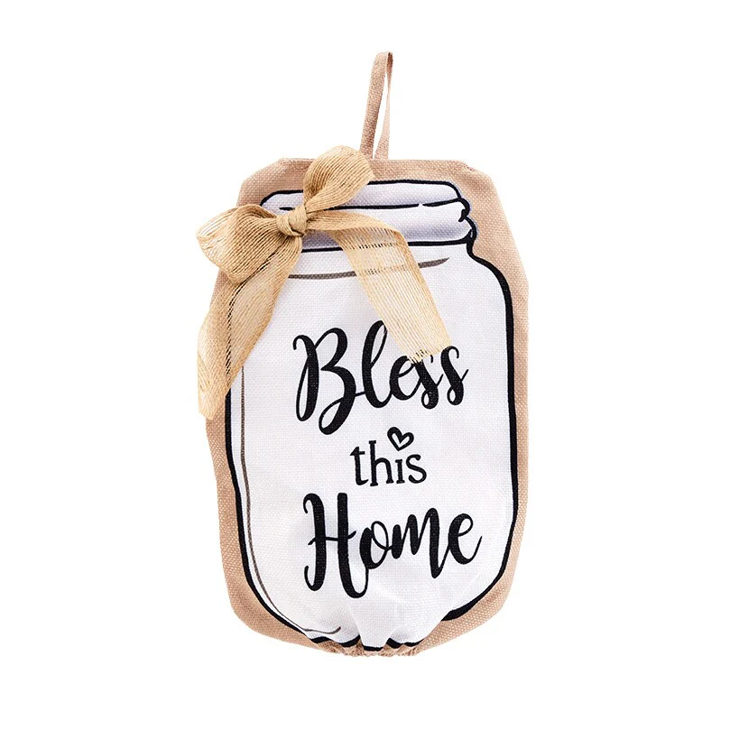 Decorative Grocery Plastic Bag Holder - Image 2