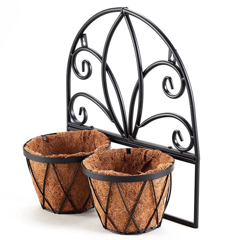 Decorative Wall Planters with Coir Liners - Image 2