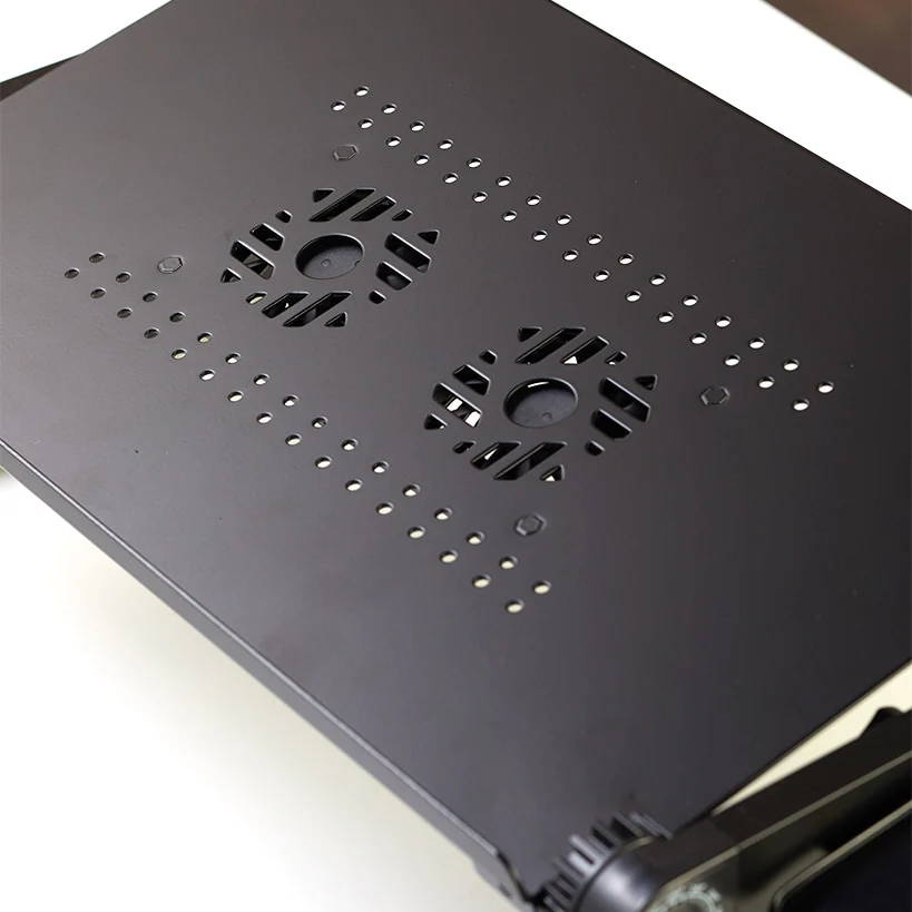 Deluxe Laptop Desk with Cooling Fan - Image 3