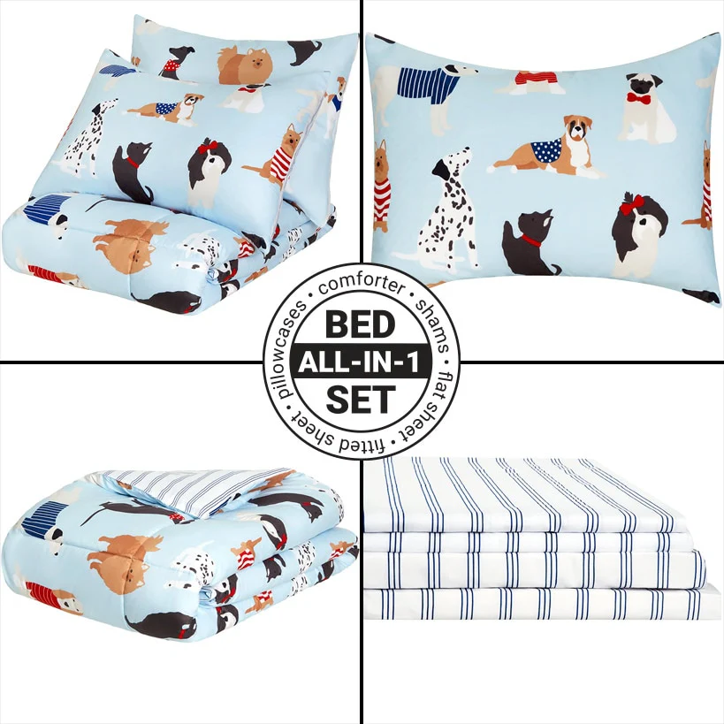Dog's Life Reversible Queen or King Complete Comforter Set - Image 6