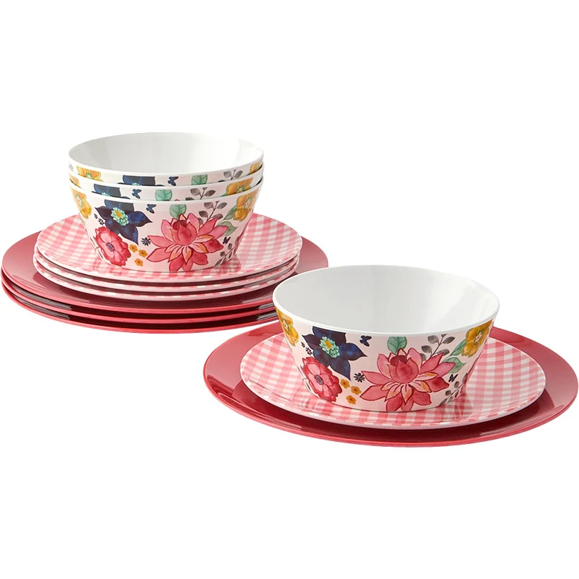 Dolly Parton Country Melamine Dinnerware Set - 12-Pc. - Image 6