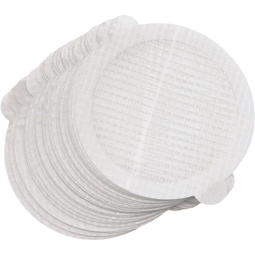 Drain Covers Disposable Adhesive Hair Catcher Round Square Set Of 25 - Image 4