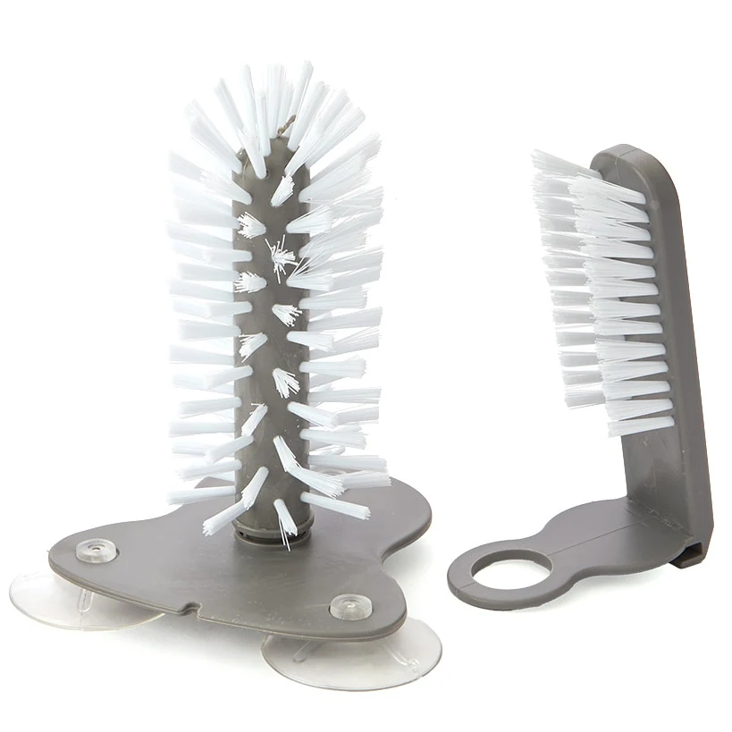 Drinkware Cleaner with Brush and Suction Base - Image 2
