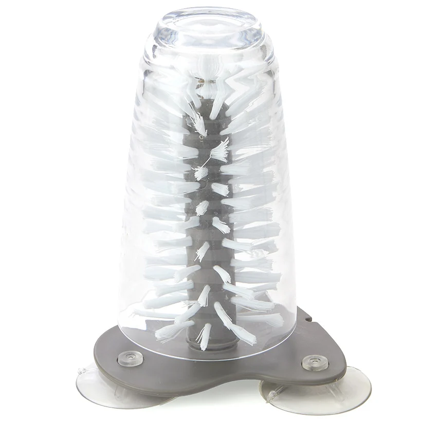 Drinkware Cleaner with Brush and Suction Base - Image 3