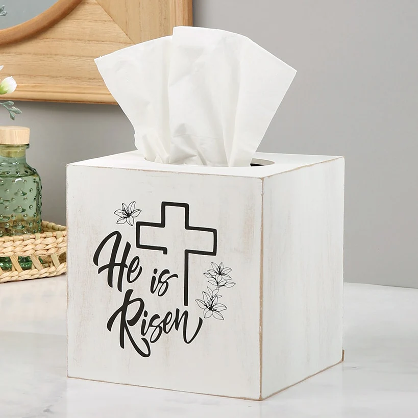 Easter Decor - Silly Rabbit Sign or Tissue Box Cover - Image 3