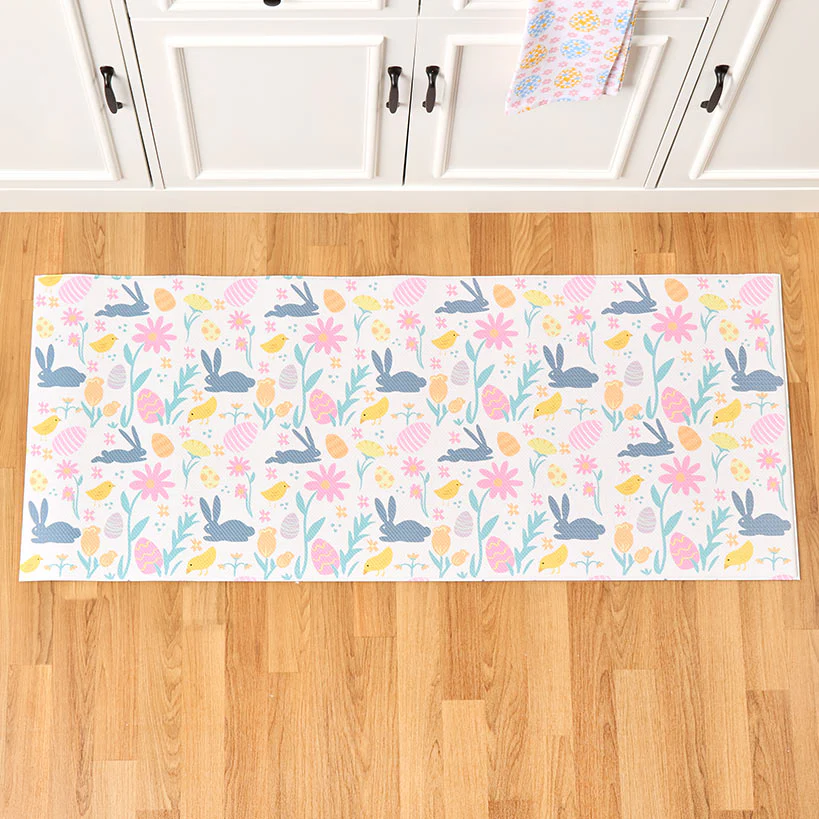 Easter Bunnies Kitchen Comfort Accent Rug or Runner Rug - Image 3
