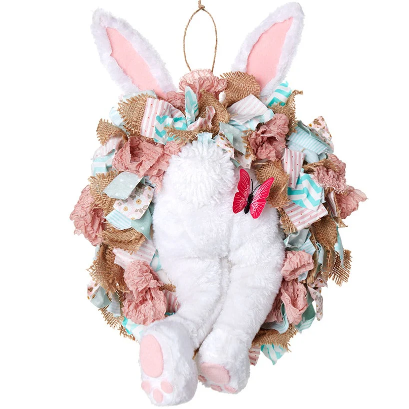 Easter Bunny Butt Wreath - Boy or Girl - Image 4