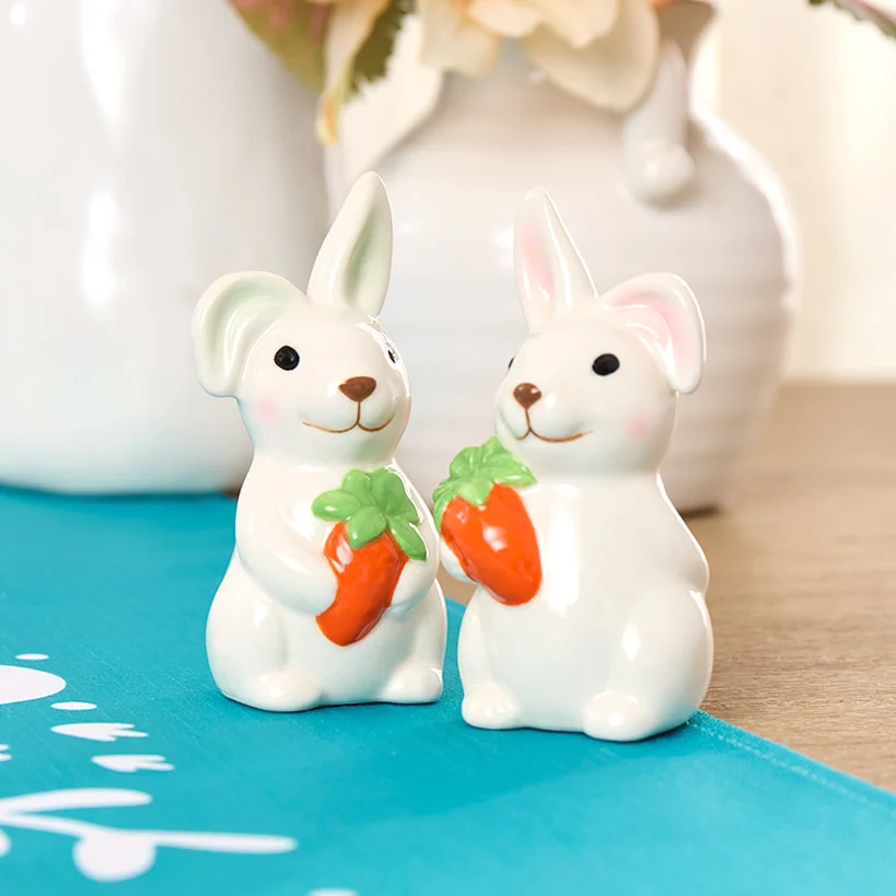 Easter Bunny Tableware, Ceramic Serving Pieces or Table Runner - Image 2