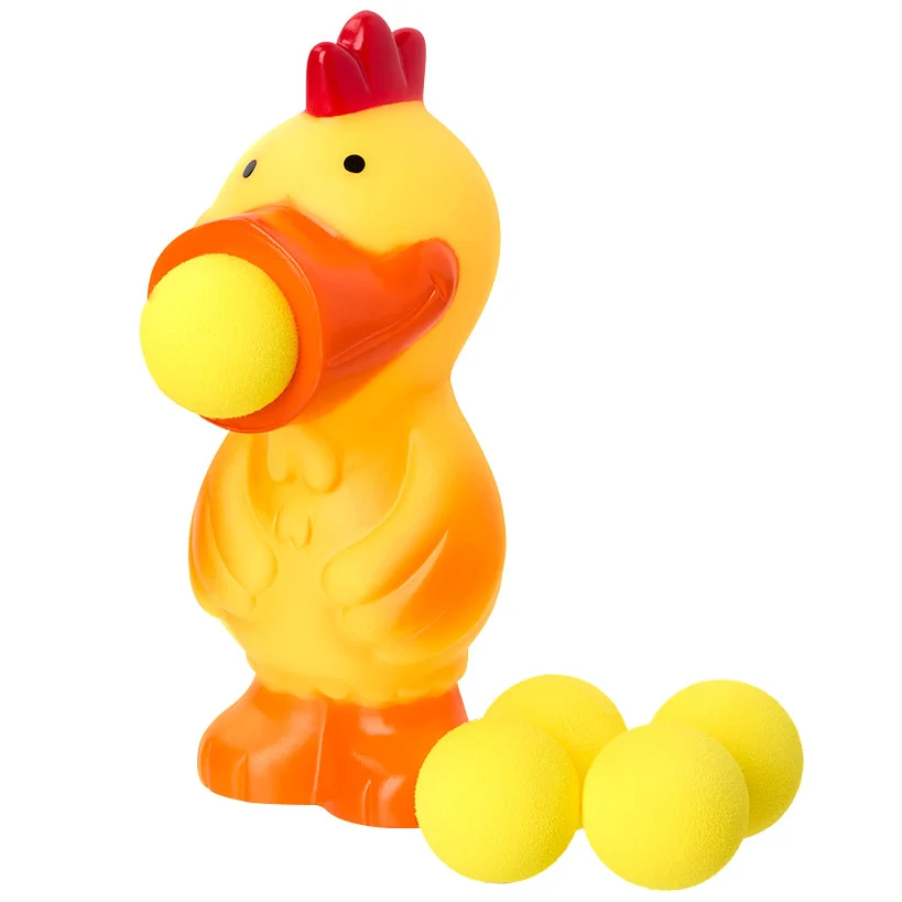 Easter Character Ball Popper Toy With 5 Foam Balls Bunny Or Chicken - Image 4