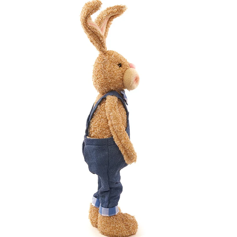 Easter Country Bunnies With Lighted Ears Or Blue Carrot Garland - Image 10