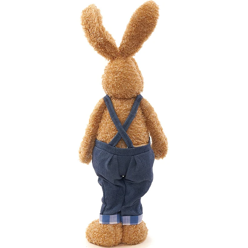 Easter Country Bunnies With Lighted Ears Or Blue Carrot Garland - Image 11