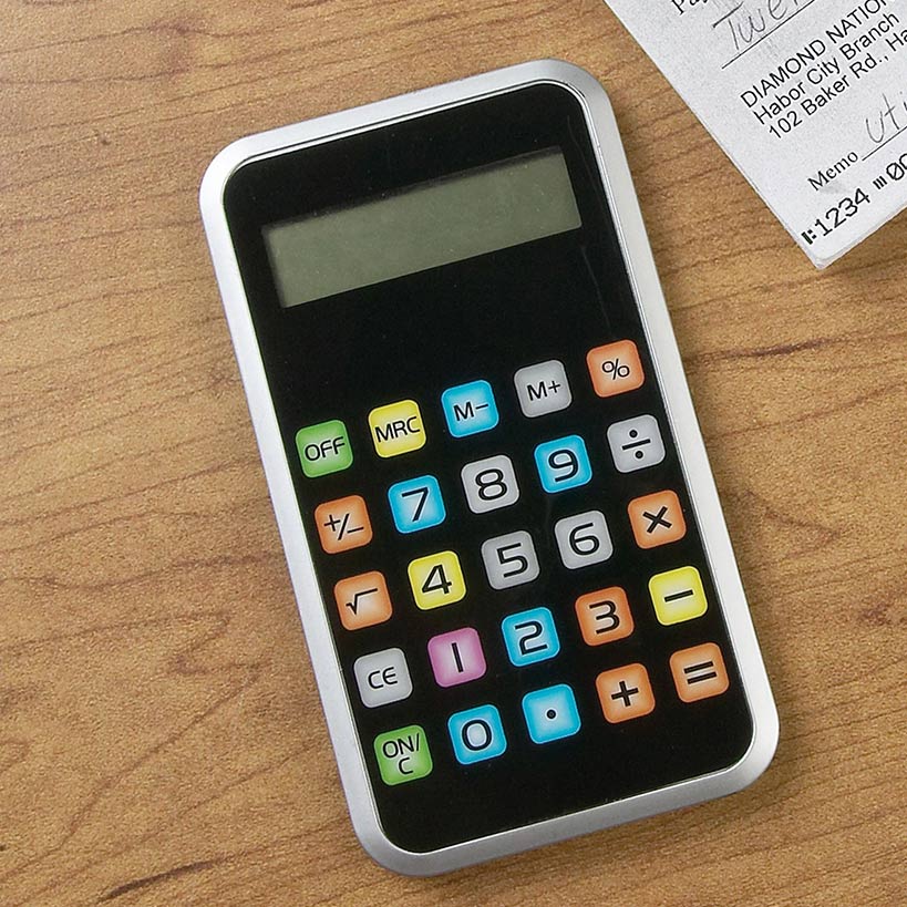 Easy Read Calculator with Colorful Keys - Image 2