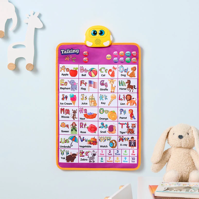 Educational Wall Chart - Learn the Alphabet, Numbers, with Sound Features - Image 8