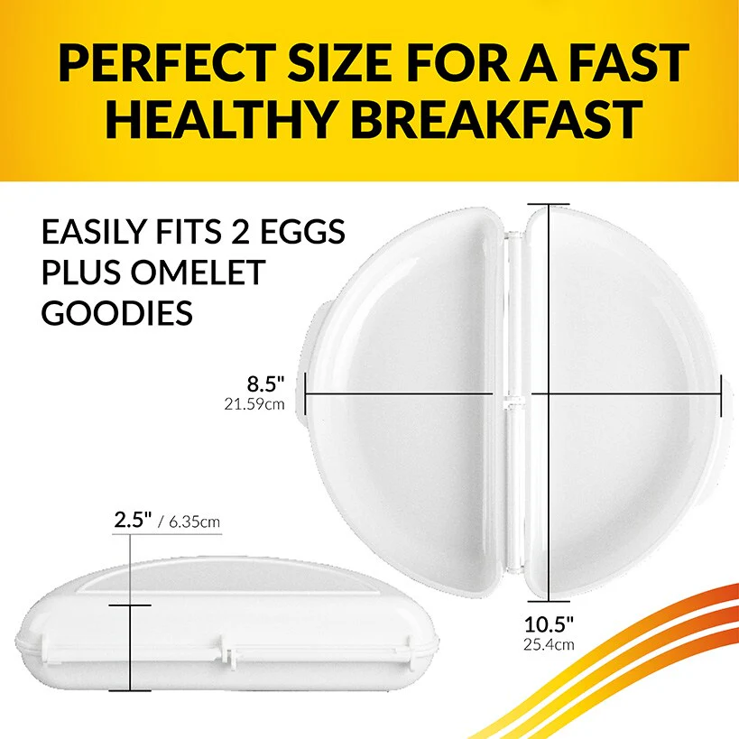 Egg 'n Omelet Cooker - Quick and Fluffy Omelets in Your Microwave - Image 4