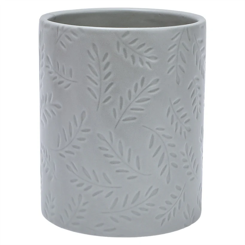 Embossed Kitchen Tool Crock Decorative Utensil Holder - Image 6