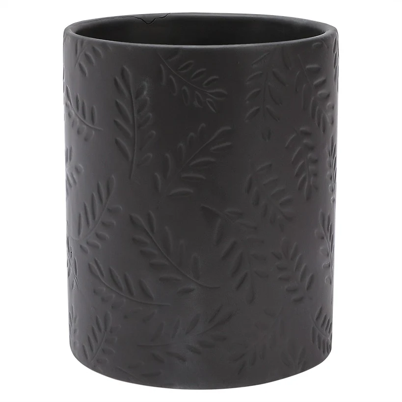 Embossed Kitchen Tool Crock Decorative Utensil Holder - Image 7