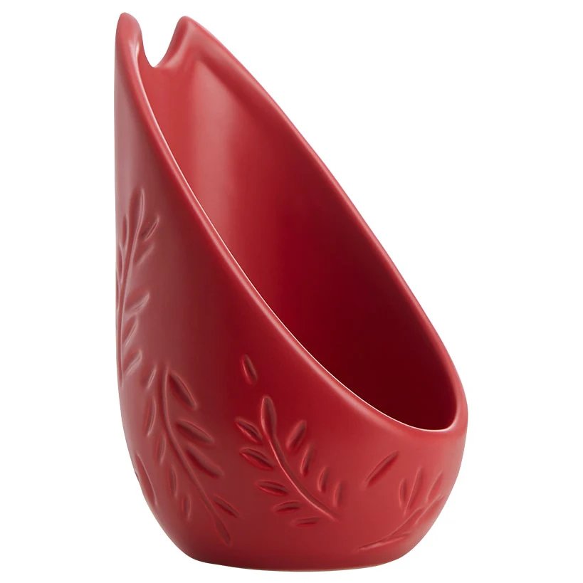Embossed Upright Spoon Rest Utensil Holder - Image 5