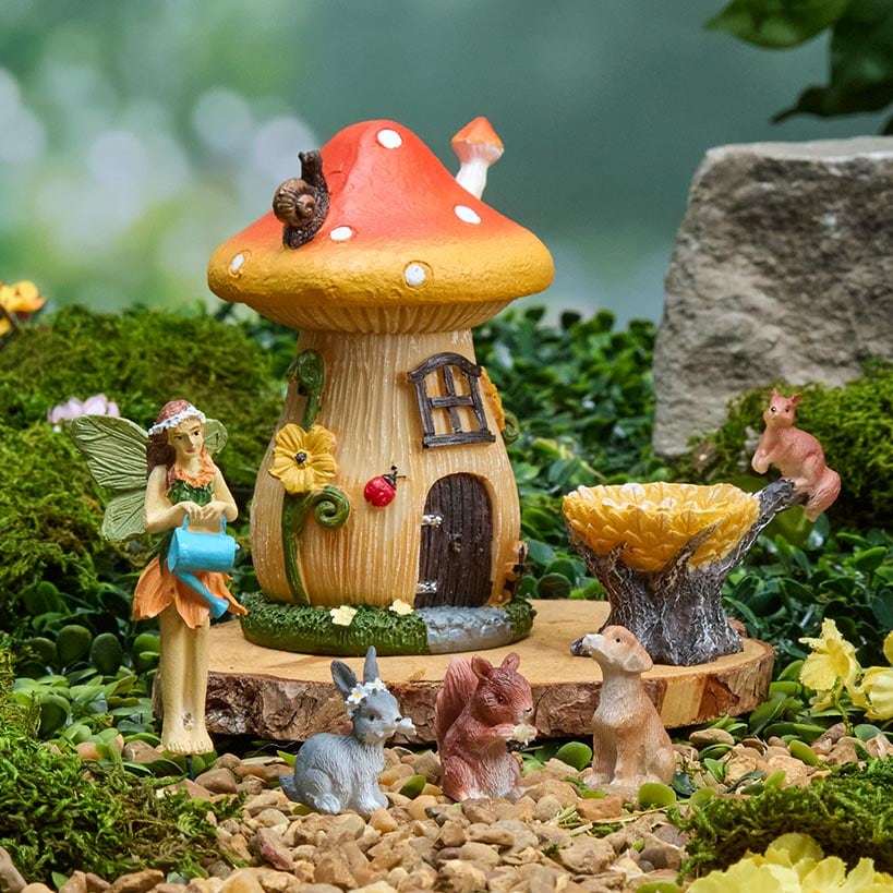 Fairy Garden Figures - Set of 6 - Image 3