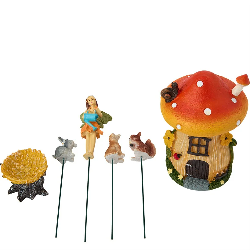 Fairy Garden Figures - Set of 6 - Image 4