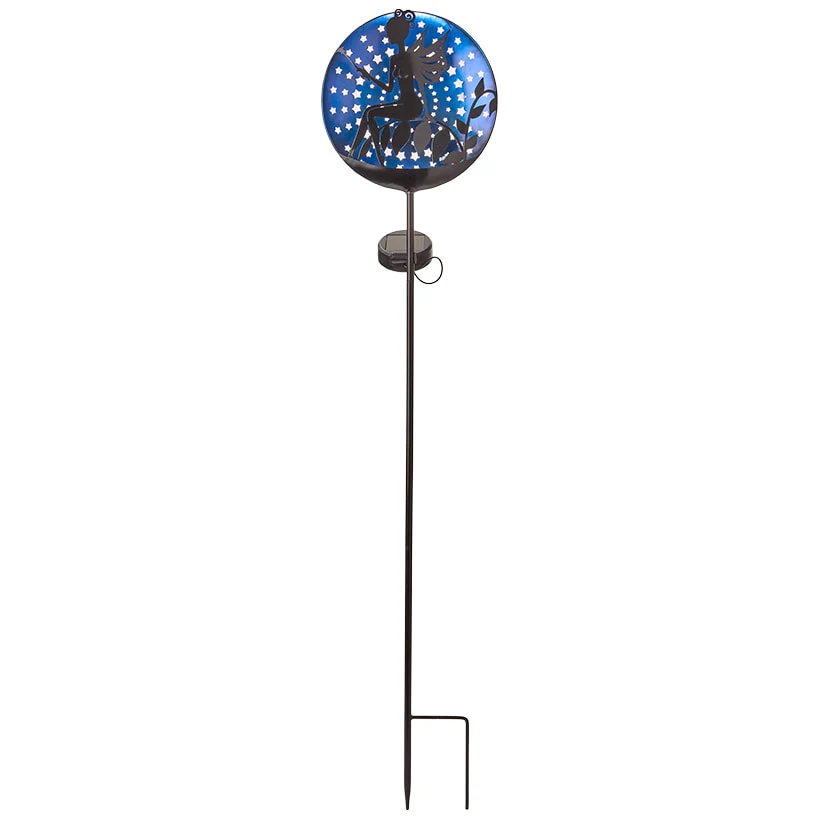 Fairy Solar Lighted Stake Garden Decoration Pink or Blue - Image 3