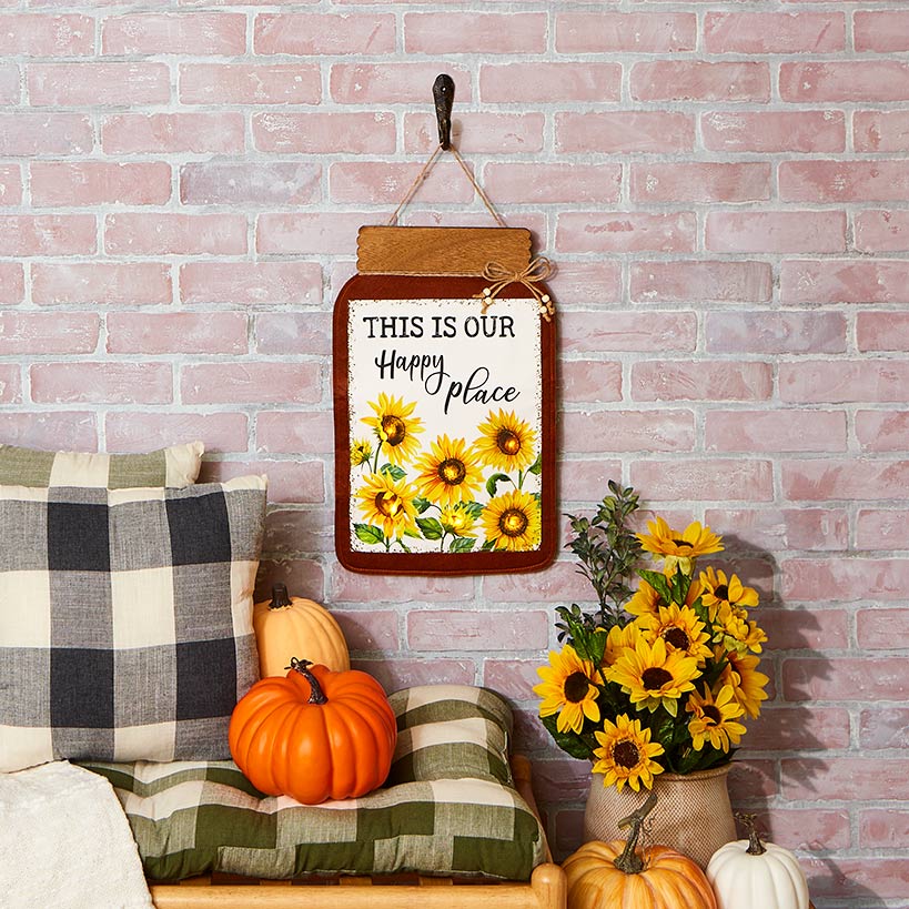 Fall Lighted Mason Jar Wall Hangings With Sentiment - Image 2