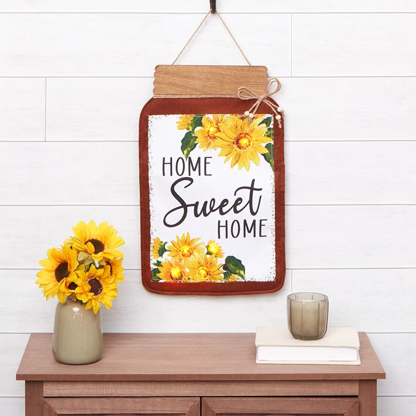 Fall Lighted Mason Jar Wall Hangings With Sentiment - Image 4