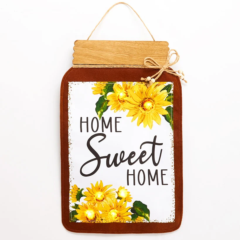 Fall Lighted Mason Jar Wall Hangings With Sentiment - Image 7