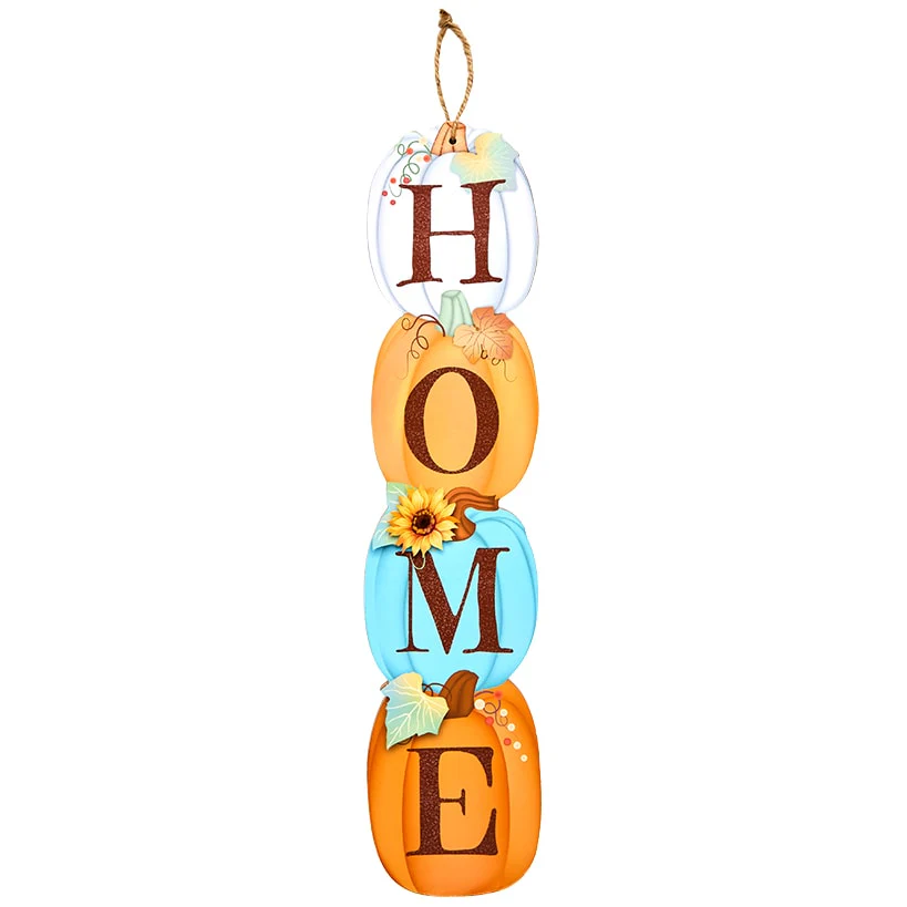 Fall Pumpkin Home Sentiment Wall Decor - Image 2