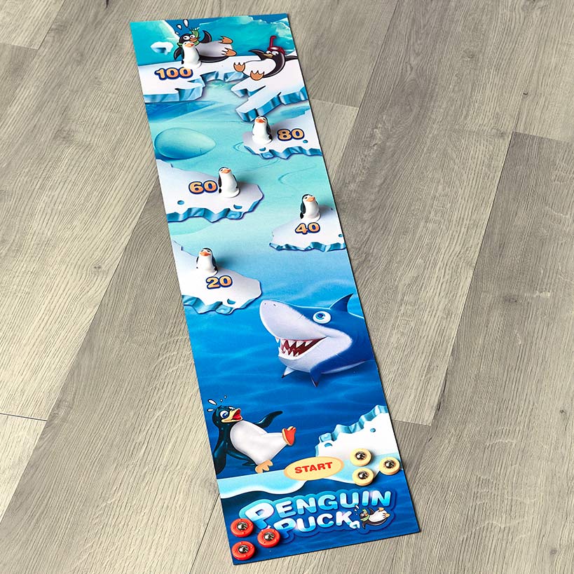 Family Fun Tabletop Game Penguin Pucks - Image 3