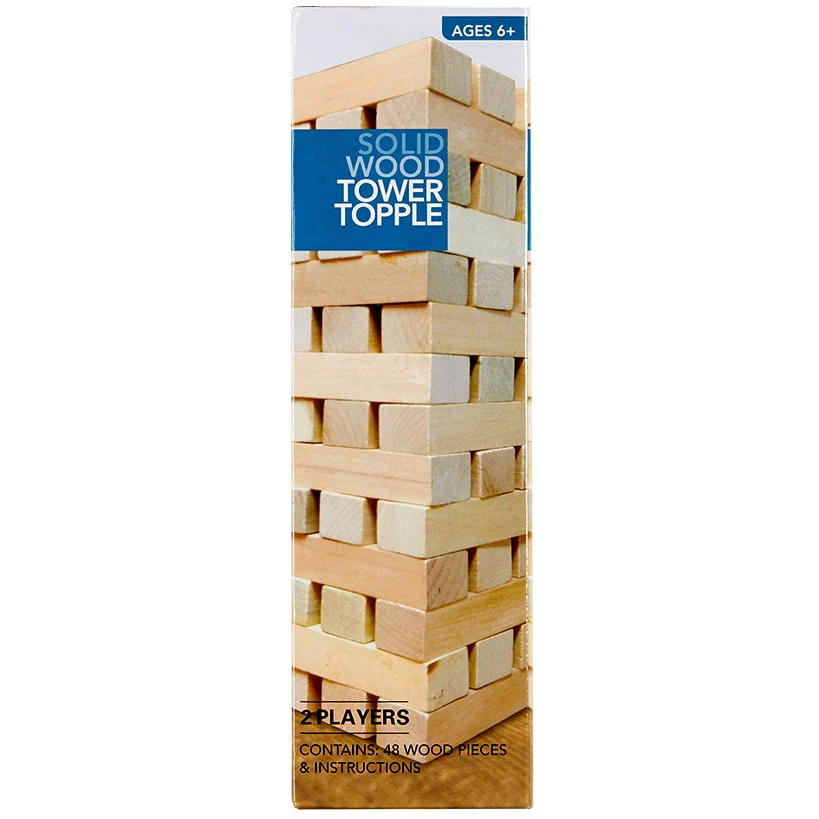 Family Travel Game Topple Tower