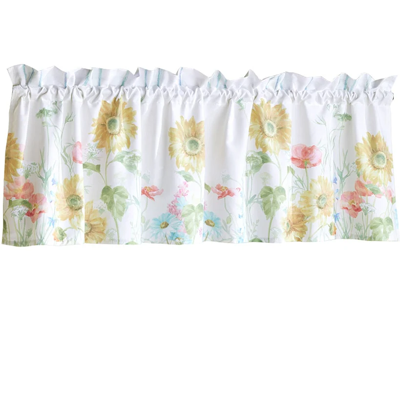 Farm Fresh Flowers Valance, Bath Rug or Shower Hooks Set of 12 - Image 6