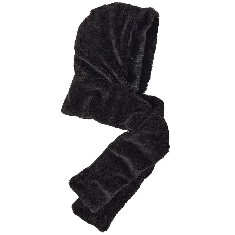 Faux Fur Hooded Scarf - Image 5